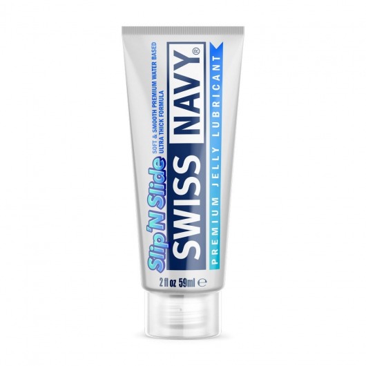 Лубрикант-желе на водной основе Premium Jelly Lubricant - 59 мл. - Swiss navy - купить с доставкой в Череповце