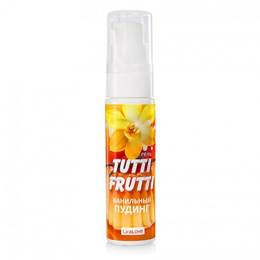 Интимный гель на водной основе Tutti-Frutti  Ванильный пудинг  - 30 гр. - Биоритм - купить с доставкой в Череповце