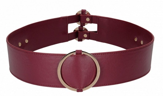 Бордовый ремень Halo Waist Belt - размер L-XL - Shots Media BV - купить с доставкой в Череповце