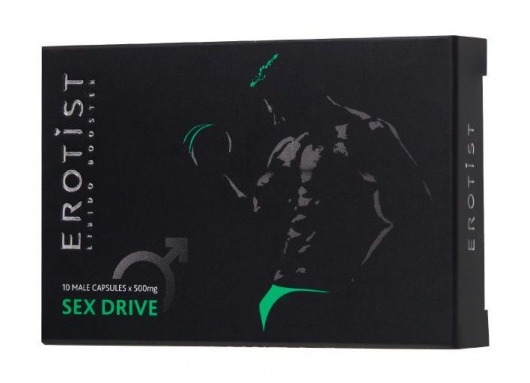 Капсулы для мужчин для повышения либидо Erotist SEX DRIVE - 10 капсул (500 мг.) - Erotist Libido Booster - купить с доставкой в Череповце