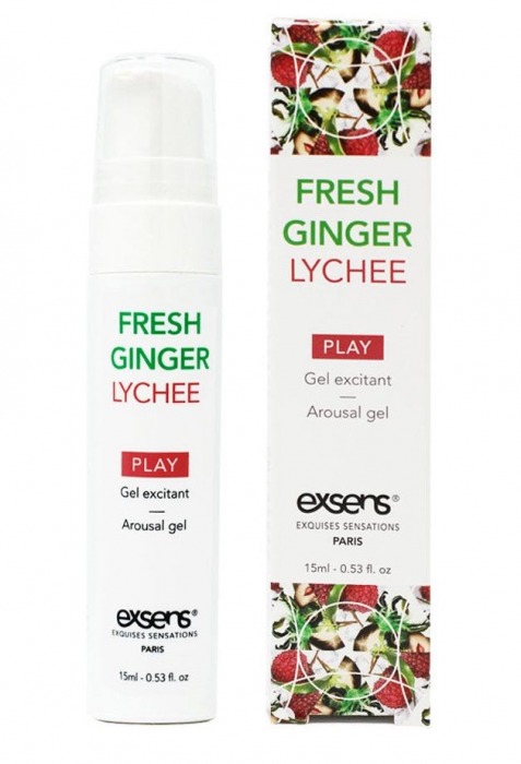 Возбуждающий гель Fresh Ginger Lychee Arousal Gel - 15 мл. - Exsens - купить с доставкой в Череповце