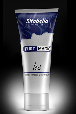 Силиконовая гель-смазка FLIRT MAGIC Ice с лёгким пролонгирующим эффектом - 75 мл. - Sitabella - купить с доставкой в Череповце