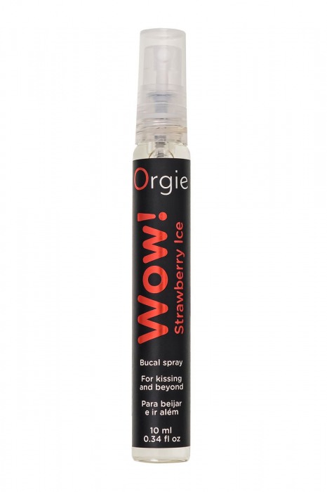 Оральный спрей ORGIE Wow! Strawberry Ice Blowjob Spray с охлаждающим и возбуждающим эффектом - 10 мл. - ORGIE - купить с доставкой в Череповце