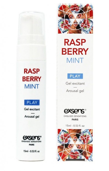 Возбуждающий гель Raspberry Mint с ароматом малины и мяты - 15 мл. - Exsens - купить с доставкой в Череповце