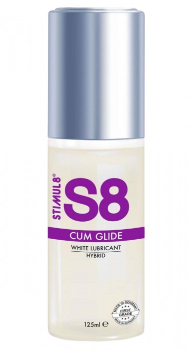 Гибридный лубрикант S8 Hybrid Cum Glide с консистенцией спермы - 125 мл. - Stimul8 - купить с доставкой в Череповце