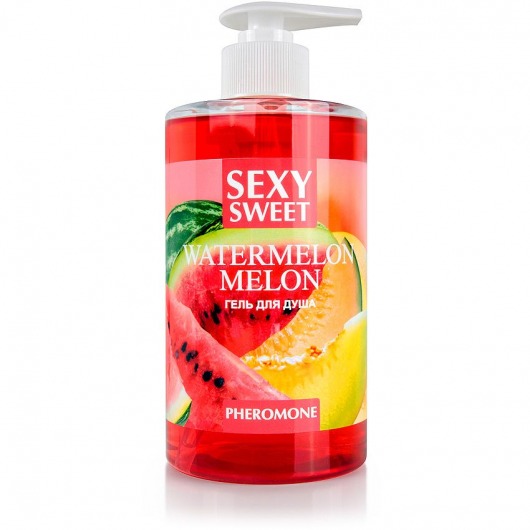 Гель для душа Sexy Sweet Watermelon Melon с ароматом арбуза, дыни и феромонами - 430 мл. -  - Магазин феромонов в Череповце