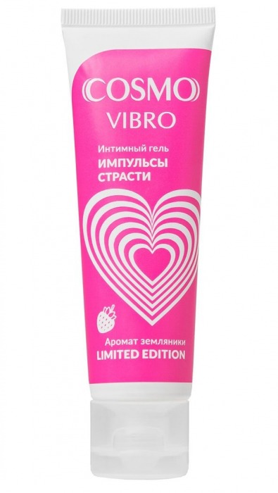 Возбуждающий гель на водно-силиконовой основе Cosmo Vibro с ароматом земляники - 50 гр. - Биоритм - купить с доставкой в Череповце