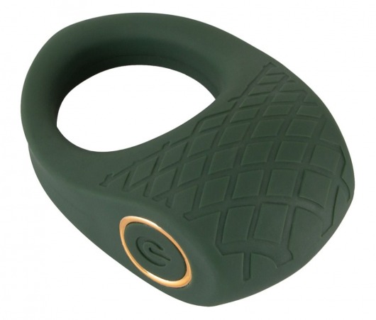 Зеленое эрекционное виброкольцо Luxurious Vibro Cock Ring - Orion - в Череповце купить с доставкой