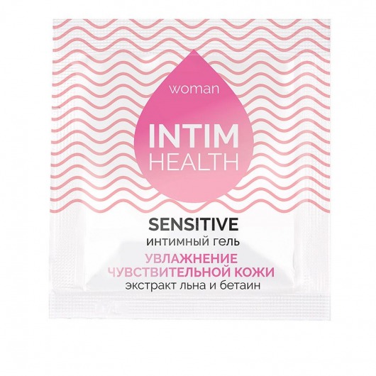 Саше интимного геля на водной основе Intim Health Sensitive - 3 гр. - Биоритм - купить с доставкой в Череповце