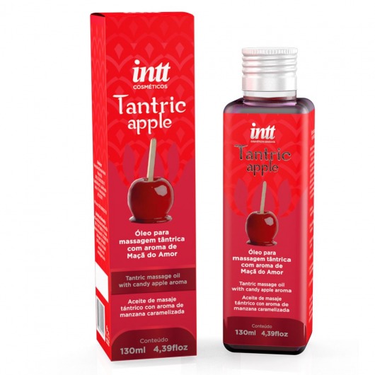 Массажное масло Tantric Apple с ароматом яблока - 130 мл. - INTT - купить с доставкой в Череповце