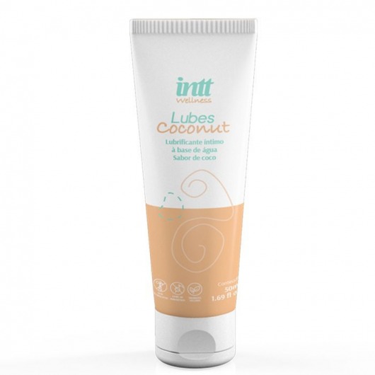 Лубрикант на водной основе Lubes Coconut с ароматом кокоса - 50 гр. - INTT - купить с доставкой в Череповце