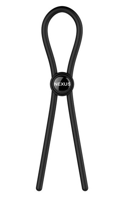 Черное эрекционное лассо Nexus Forge Single - Nexus Range - в Череповце купить с доставкой
