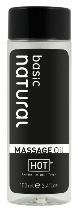 Массажное масло для тела Natural Basic - 100 мл. - HOT - купить с доставкой в Череповце