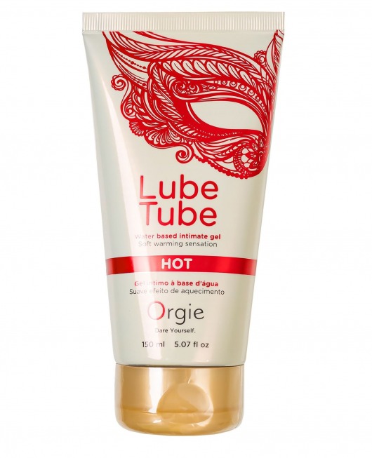 Интимный гель на водной основе Lube Tube Hot с разогревающим эффектом - 150 мл. - ORGIE - купить с доставкой в Череповце