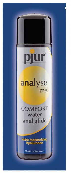 Анальный лубрикант pjur ANALYSE ME Comfort Water Anal Glide - 2 мл. - Pjur - купить с доставкой в Череповце