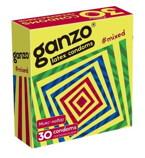 Микс-набор из 30 презервативов Ganzo Mixed - Ganzo - купить с доставкой в Череповце