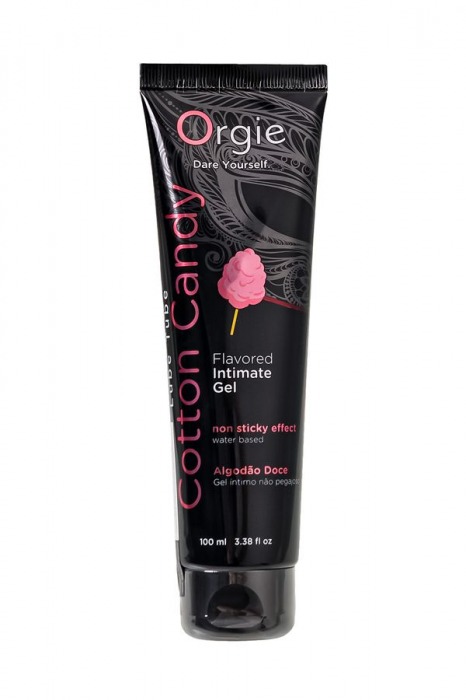 Интимный гель на водной осное Lube Tube Cotton Candy со вкусом сахарной ваты - 100 мл. - ORGIE - купить с доставкой в Череповце
