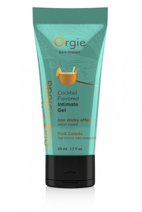 Съедобный интимный гель Orgie Lube Tube Cocktail Pina Colada - 50 мл. - ORGIE - купить с доставкой в Череповце