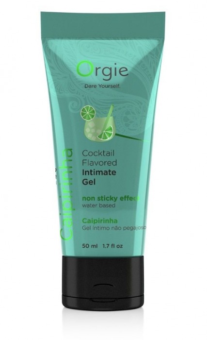 Съедобный интимный гель Orgie Lube Tube Cocktail Caipirinha - 50 мл. - ORGIE - купить с доставкой в Череповце