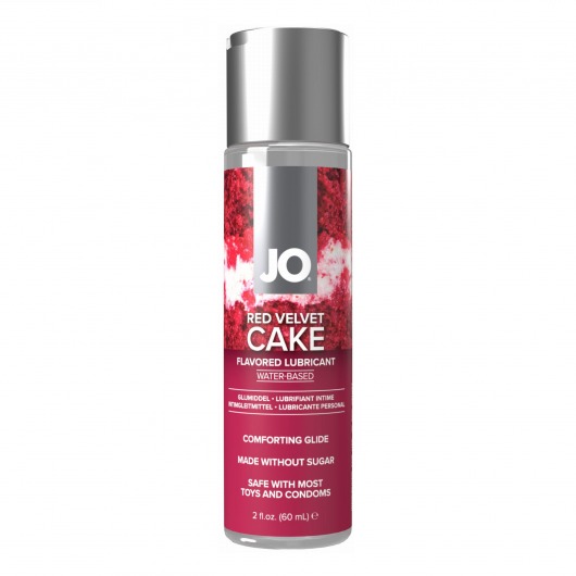 Лубрикант на водной основе JO H2O Red Velvet Cake Flavored Lubricant - 60 мл. - System JO - купить с доставкой в Череповце