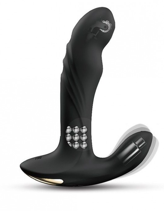 Черный вибромассажер простаты Multi P-Joy с 3 моторами - Dorcel - в Череповце купить с доставкой