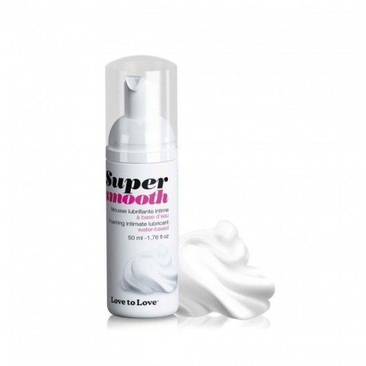 Лубрикант нежнейшая пенка Super Smooth Foaming Intime Lubricant - 50 мл. - Love to Love - купить с доставкой в Череповце