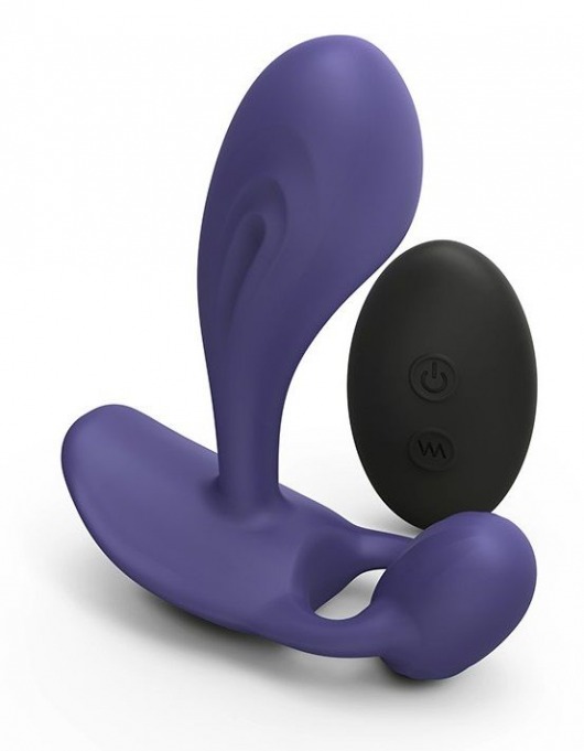 Темно-синий вибромассажер Witty P G Vibrator with Remote Control - Love to Love - в Череповце купить с доставкой