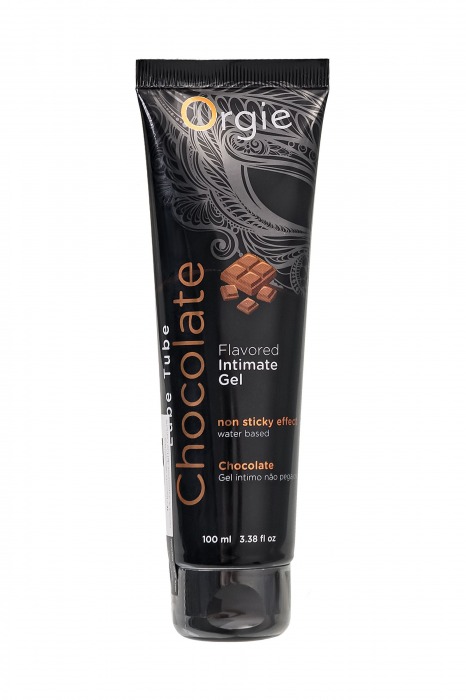 Интимный гель на водной основе Lube Tube Chocolate с шоколадным вкусом - 100 мл. - ORGIE - купить с доставкой в Череповце