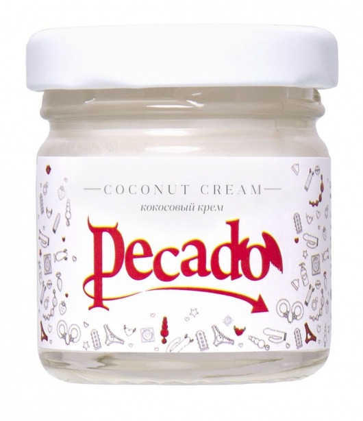 Массажная свеча Сoconut Cream - 35 мл. - Pecado - купить с доставкой в Череповце