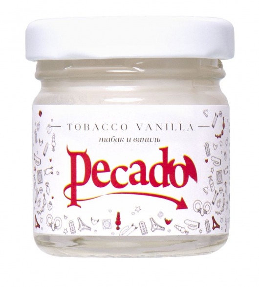 Массажная свеча Tobacco Vanilla - 35 мл. - Pecado - купить с доставкой в Череповце