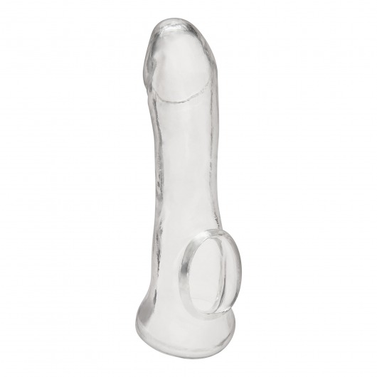 Прозрачная насадка на пенис Transparent Penis Enhancing Sleeve Extension - 15,9 см. - BlueLine - в Череповце купить с доставкой
