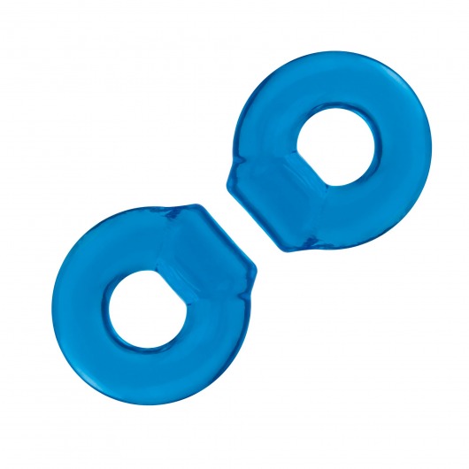 Комплект из двух колец для пениса 2-Pack Ultra-Stretch Stamina Endurance Ring - BlueLine - в Череповце купить с доставкой