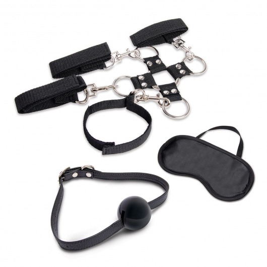 Набор для фиксации из 7 предметов Hogtie   Ball Gag Kit - Lux Fetish - купить с доставкой в Череповце