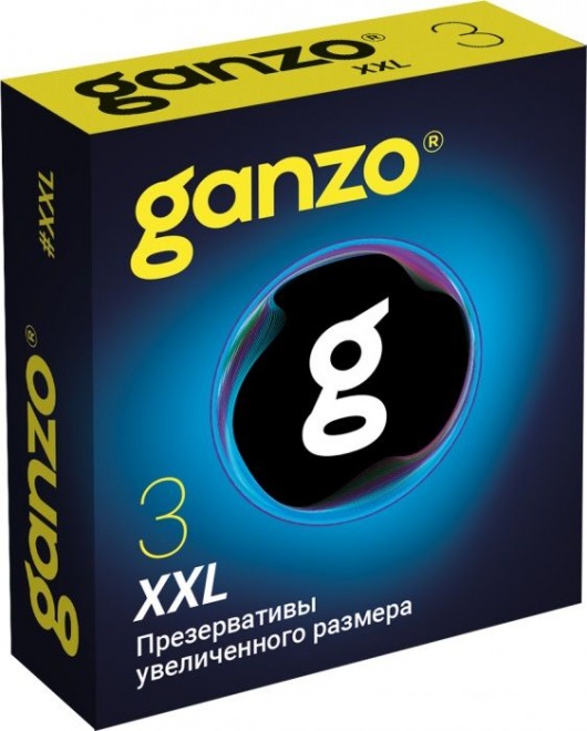 Презервативы увеличенного размера Ganzo XXL - 3 шт. - Ganzo - купить с доставкой в Череповце