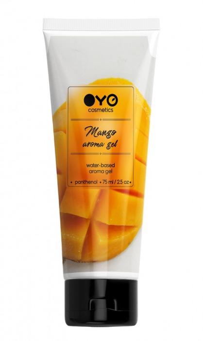 Лубрикант на водной основе OYO Aroma Gel Mango с ароматом манго - 75 мл. - OYO - купить с доставкой в Череповце