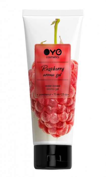 Лубрикант на водной основе OYO Aroma Gel Raspberry с ароматом малины - 75 мл. - OYO - купить с доставкой в Череповце