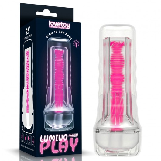 Светящийся в темноте мастурбатор 8.5 Lumino Play Masturbator - Lovetoy - в Череповце купить с доставкой