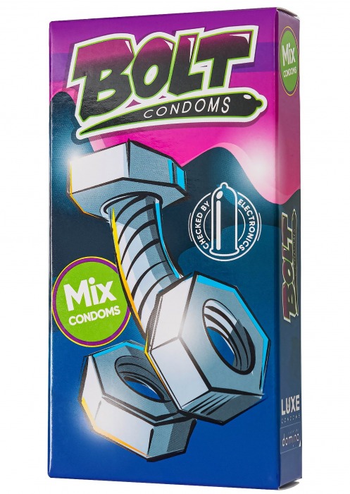 Набор презервативов Bolt Condoms - Luxe - купить с доставкой в Череповце
