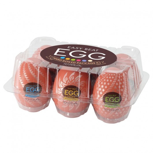 Набор из 6 мастурбаторов-яиц Tenga Egg Variety Pack V - Tenga - в Череповце купить с доставкой
