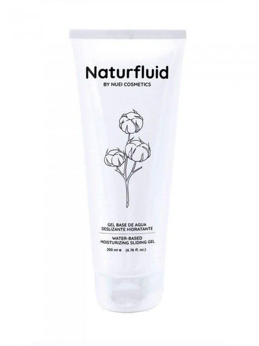 Экстраскользкий лубрикант на водной основе Nuei Naturfluid - 200 мл. - Nuei cosmetics - купить с доставкой в Череповце