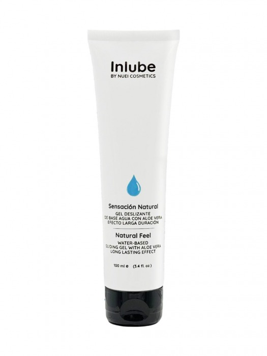 Интимный лубрикант с алоэ вера Inlube Natural Feel - 100 мл. - Nuei cosmetics - купить с доставкой в Череповце