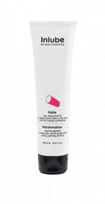 Лубрикант на водной основе Nuei Inlube с алоэ вера и ароматом маршмеллоу -100 мл. - Nuei cosmetics - купить с доставкой в Череповце