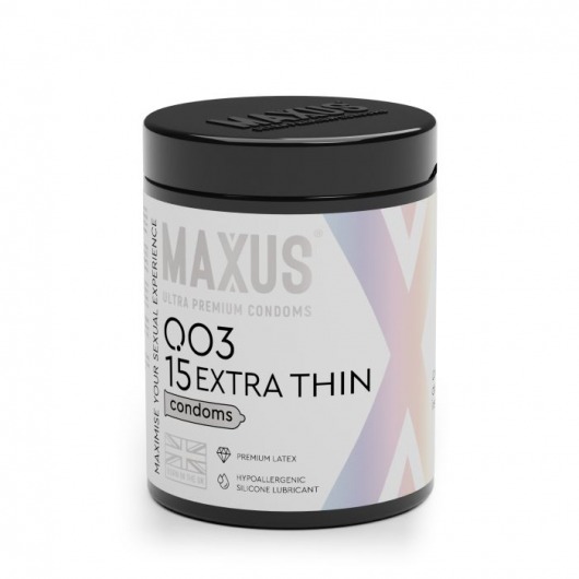 Экстремально тонкие презервативы MAXUS 003 Extra Thin - 15 шт. - Maxus - купить с доставкой в Череповце