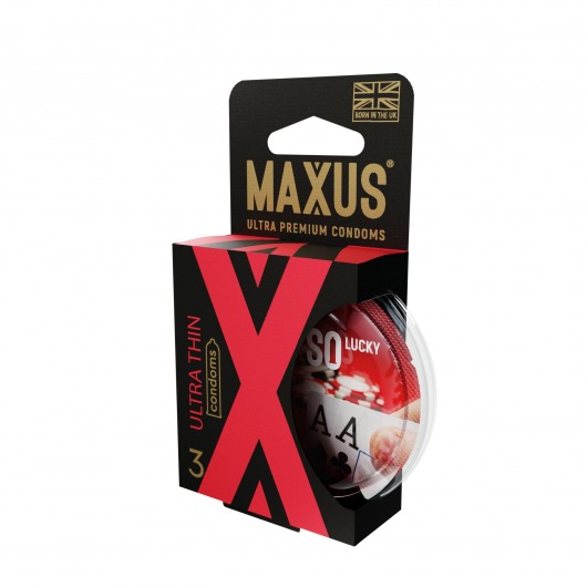 Ультратонкие презервативы MAXUS AIR Ultra Thin - 3 шт. - Maxus - купить с доставкой в Череповце