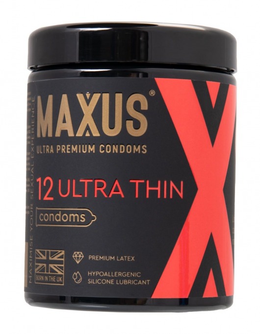 Ультратонкие презервативы MAXUS Ultra Thin - 12 шт. - Maxus - купить с доставкой в Череповце