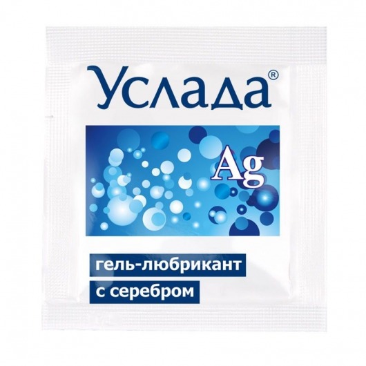 Гель-лубрикант «Услада с серебром» - 3 гр. - Биоритм - купить с доставкой в Череповце