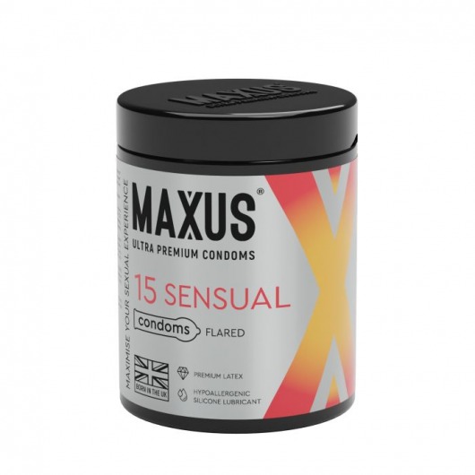 Анатомические презервативы MAXUS Sensual - 15 шт. - Maxus - купить с доставкой в Череповце