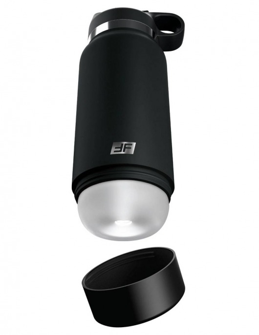 Черный мастурбатор в виде бутылки Fap Flask - Pipedream - в Череповце купить с доставкой