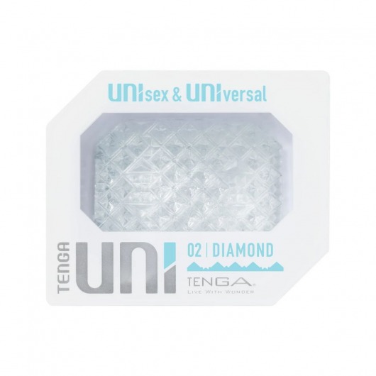 Прозрачный мастурбатор-стимулятор Tenga Uni Diamond - Tenga - в Череповце купить с доставкой