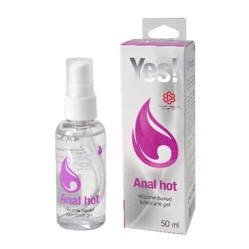Согревающая силиконовая гель-смазка Yes Anal hot - 50 мл. - Sitabella - купить с доставкой в Череповце